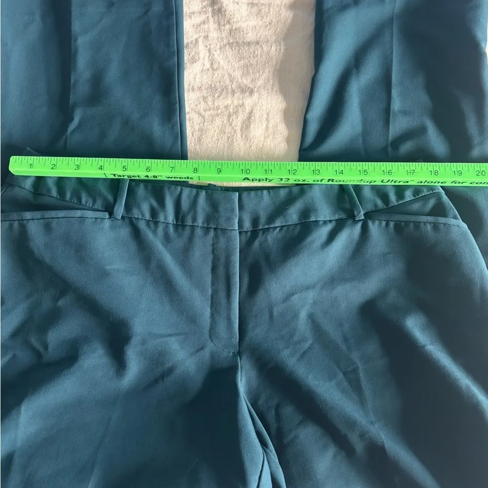 Worthington Dress Pants Women’s 14  
Dark teal color. Curvy fit trouser style. - Picture 4 of 6